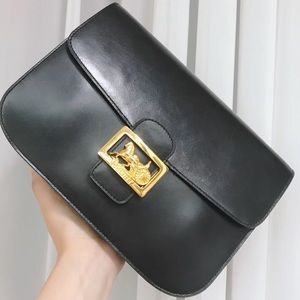 Vintage celine horse carriage box bag